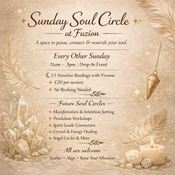 Sunday Soul Circle at Fuzion – A Space to Pause, Connect & Nourish Your Soul